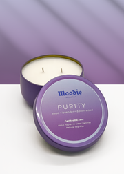 Purity: sage + lavender + beach wood